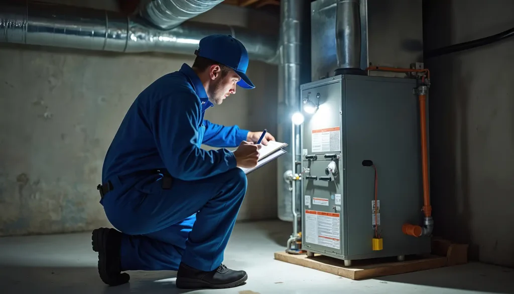 Residential heating system maintenance