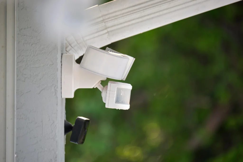security lighting on home